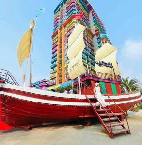 Flamingo Hải Tiến - Deluxe room, có 2 phòng view thẳng biển