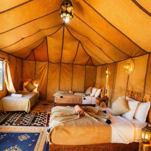 Desert camp merzouga