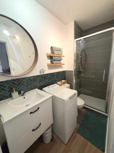 À 1min à pied de la mer, studio lumineux & cosy