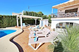 Volantis - villa with ocean view and private pool in Benissa