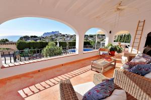 Volantis - villa with ocean view and private pool in Benissa