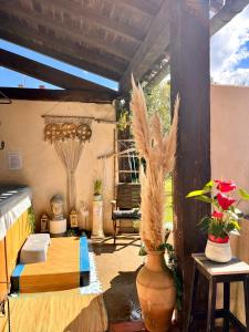 Villa 110m2, 7 pers, Jacuzzi , 3 chambres, terrain clos et arboré 2500m2