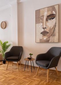 Modern 2BR with balcony - Agia Sofia