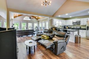Lakefront Escape w Dock & Fire Pit: Sleeps 12