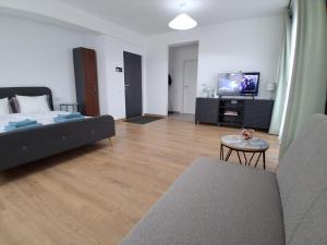 Uniria Studio Balotești near Therme and Airport Free Private Parking, Balcony, Netflix