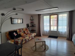 Logement 35m2 en rez de chaussée de notre maison, terrasse couverte , espace extérieur, parking privé fermé, a 3 km du centre ville du puy en Velay, tous commerces alimentaires à 200metres
