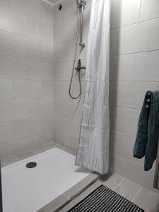 Logement 35m2 en rez de chaussée de notre maison, terrasse couverte , espace extérieur, parking privé fermé, a 3 km du centre ville du puy en Velay, tous commerces alimentaires à 200metres