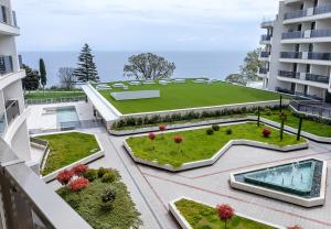 Modern Studio in Skyline Varna -Sea View & Parking