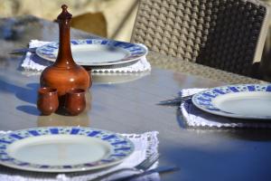 Roukouneli Traditional Stone House - Terrace & BBQ