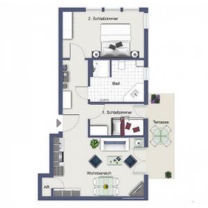 Dünenschloss Wohnung 4-03