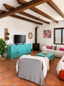 Agradable casa de playa con piscina. El Palmar