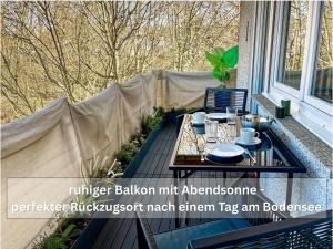 Ruhige Ferienwohnung Seemöwe mit Balkon - ideal für Paare & Radurlauber