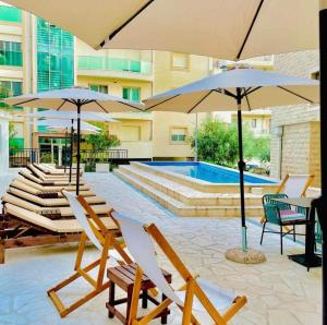 Becici Chic 1BR Condo swimming pool long term