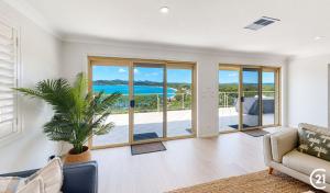 Panoramic Water Views from a Coastal Retreat