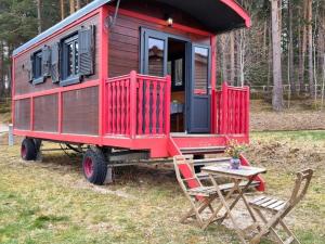 Roulotte nature, animaux admis - 3 pers. - FR-1-496-395
