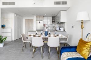 Chic 2BR Retreat with Balcony and Pool Views at Viera Residence