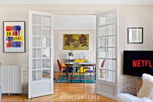 Elegance haussmannienne 3 chambres avec balcon - Auteuil