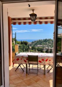 Villa panoramique vue mer et jardin-6 personnes-Menton