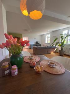 Maison Bleue Dreiländereck, Design Apartment mit Terrasse in historischem Landhaus nahe Basel