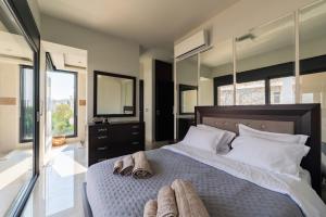 Ixia Pool Villa with sea view roof top