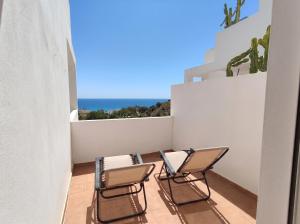 Apartamento en Mojácar Playa con vistas al Mar y Piscina