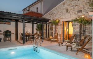Beautiful Home In Posedarje With Private Swimming Pool, Can Be Inside Or Outside