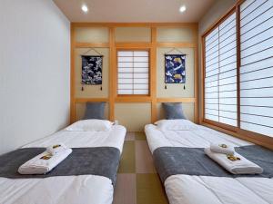 今里站步行3分钟 2卧室大客厅61平米 直达难波心斋桥 关西机场1H Friends Inn 今里301