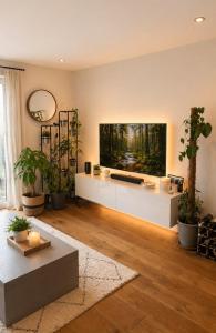 Modern 1 bed Flat , Sleeps 4 ,Quiet Retreat