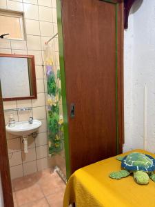 Cobertura pé na areia