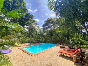 Villas con piscina compartida jardin tropical con mucha paz y naturaleza