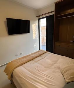 Novíssimo flat 5 min a pé da praia de SV!