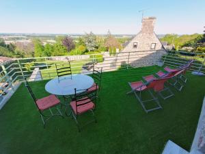 Terrasse du Mont St Michel, vue imprenable, appart cosy proche Mont St Michel