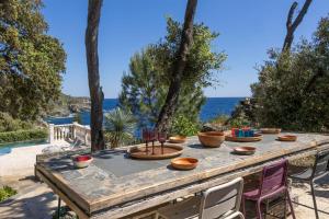VillA Fiurentina Erbalunga piscine à débordement vue mer
