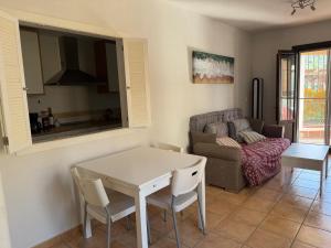 Apartamento con patio