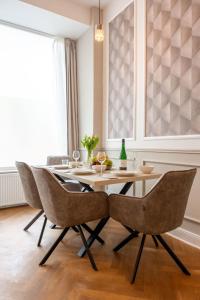 City apartment with foosball table and chill-out area