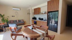 Chic apartment in Aldea Mayab with Lagoon access and private splash pool