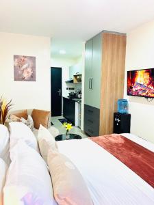 Exquisite Modern Studio with Rooftop pool & Nairobi Skyline Views