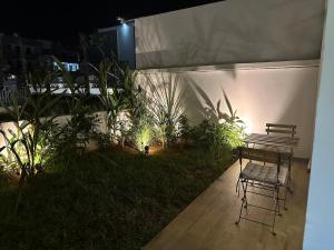 Luxury apartment with private garden