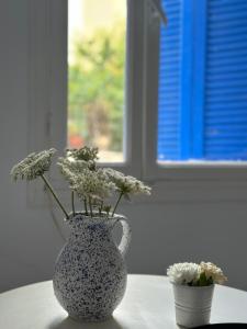 Bright Authentic Cycladic Home, Walk to Ermoupoli Center
