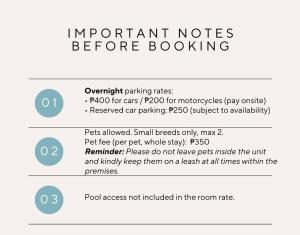 Studio Unit at Pine Suites Tagaytay