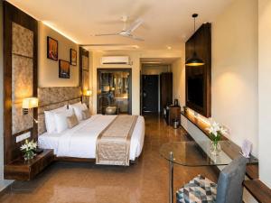 Aachman Riviera Resort Dharamshala - A river facing rooms with balcony #rivertouch #snowfacing #centrally AC #terrace cafe restaurant #parking