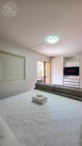 Flat aconchegante no Lake Side com vista do jardim