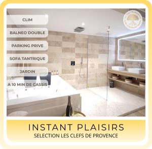 Instant Plaisirs - T2 60m2 avec Terrasse et Balnéo privative