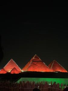 Karnak Jacuzzi pyramids view