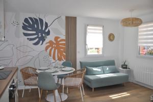 Lembrun de la Hougue appartement avec parking privé à côté du port et des commerces