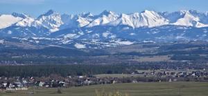 Sielanka Ponad Mgłami domek z balia i widokiem na Tatry