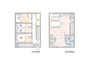 THE COZY NEST ABENO 駅1分 解放感ある一棟貸しヴィラ 3BR Max9ppl