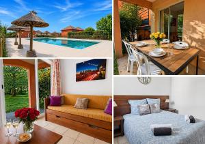 T3 chaleureux avec terrasse, piscine et parking