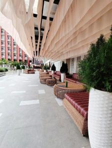 Dagos condo Primeworld with balcony and pool view