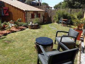 Studio de jardin dans son écrin de verdure
